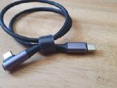 Usb kabelis Type C-type C, 0.5m, 90 laipsnių