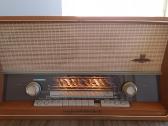 Lempinis radijo imtuvas retro antikvaras Nordmende