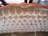 Trisede sofa ir 2 foteliai su drozinukais - nuotraukos Nr. 5