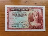 10 pesetas 1935 Ispanija