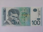 Serbijos 100 dinariu unc