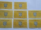 1991 talonu centai skirtingos serijos 8vnt - nuotraukos Nr. 2