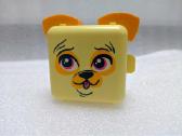 Lego geltona dėžutė su lėlyte