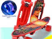 Penny Board riedlentė su rankena ir LED ratais - nuotraukos Nr. 3