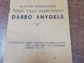Darbo knygele.kaunas.1936m