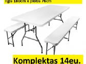Kėdžių, stalų, suolų, staltiesių nuoma Vilnius - nuotraukos Nr. 2