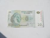 20 franku , Kongas , 2003 unc liūtas