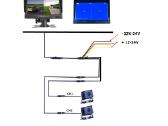 LCD monitorius 10 2ch ir galinio vaizdo kamera - nuotraukos Nr. 5