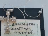 750pr sertifikuotas kryželis su1.00 ct briliantais - nuotraukos Nr. 5