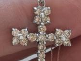 750pr sertifikuotas kryželis su1.00 ct briliantais - nuotraukos Nr. 6