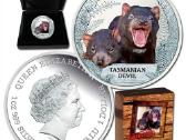Tuvalu 1oz Tasmanijos velnias sidabrine moneta