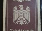 Ww2 vokiska darbo knygute.
