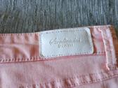 Stradivarius Denim kelnės-džinsai koraliniai. Ties - nuotraukos Nr. 4