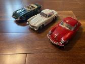 Modeliai 1:18 Jaguar E Type porsche 356b mercedes