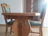 Ąžuolinis stalas kartu su ąžuolinėmis kėdėmis - nuotraukos Nr. 2