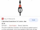 Cabrinha jėgos aitvaro / kite baras XL 2016 - nuotraukos Nr. 2