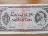 100 pengo 1945 Vengrija