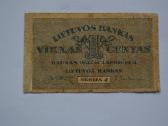 1 centas 1922 m.