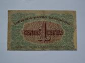 1 centas 1922 m. - nuotraukos Nr. 2