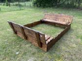 Kokybiškos smėlio dėžės vaikams! Medis! 2m x 2.5m