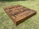 Kokybiškos smėlio dėžės vaikams! Medis! 2m x 2.5m - nuotraukos Nr. 4