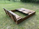 Kokybiškos smėlio dėžės vaikams! Medis! 2m x 2.5m - nuotraukos Nr. 3