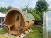 Apvali Lauko pirtis kubilas sauna bačka 2,4m ilgio - nuotraukos Nr. 3