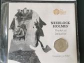 D.britanija 50 pence 2019m Sherlock Holmes Bu
