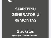 Starterių Generatorių Remontas Vilniuje - nuotraukos Nr. 2