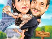 Skaitmeninis ar ranka šaržų piešimas iš nuotraukos - nuotraukos Nr. 8