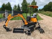 Mini ekskavatorius / Mini krautuvas / Mini dumper - nuotraukos Nr. 4