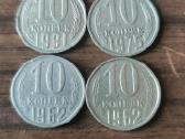 10 kapeikų, 4vnt.