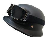 Retro motociklininko šalmas – atviro tipo 59-60cm - nuotraukos Nr. 4