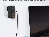 Baseus 100 W Gan 2 pro pakrovejas - nuotraukos Nr. 3