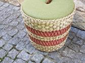 Vintažinis mid century pintas pufas-daiktadėžė - nuotraukos Nr. 3