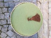 Vintažinis mid century pintas pufas-daiktadėžė - nuotraukos Nr. 13