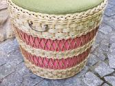 Vintažinis mid century pintas pufas-daiktadėžė - nuotraukos Nr. 14