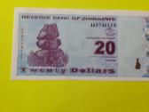 Zimbabvė 20 Dolerių 2009m. Unc