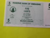 Zimbabvė 5 Centai 2006m. Unc