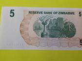 Zimbabvė 5 Doleriai 2006m. Unc - nuotraukos Nr. 2