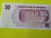 Zimbabvė 50 Dolerių 2006m. Unc - nuotraukos Nr. 2