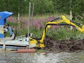 Nendrių, meldų ir kitos vandens augalijos pjovimas - nuotraukos Nr. 12