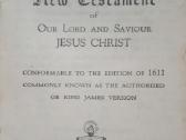 New testament / 1954 the gideons - nuotraukos Nr. 3