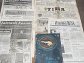 Laikraščiai 1988,1984,1991metų,žurnalas 1965