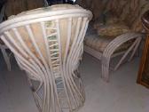 Bambuko dvisede sofa, du foteliai - nuotraukos Nr. 3
