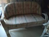 Bambuko dvisede sofa, du foteliai - nuotraukos Nr. 6