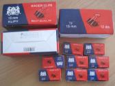 Metaliniai juodi spaustukai 15mm 500vnt - 10 eur
