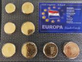 Nyderlandai 2011 eurų rinkinys Unc dengtas Au