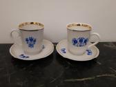 Du espresso puodeliai