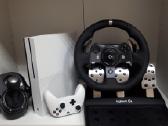 Xbox One S + Logitech G920 vairas su garantija - nuotraukos Nr. 2